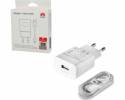 Huawei micro USB Cable & Wall Adapter White